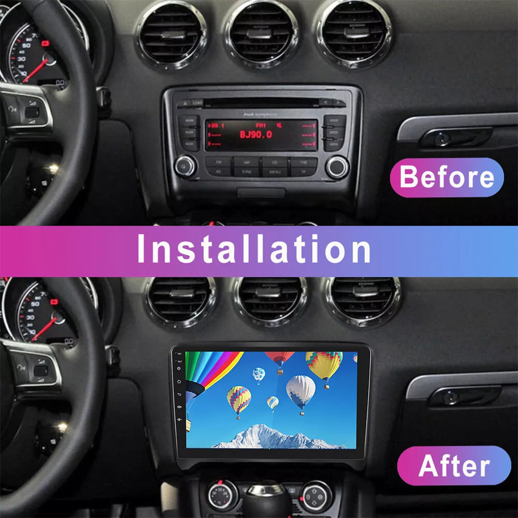 For Audi TT MK2 8J 2006-2014 Android 14 Carplay Car Stereo GPS Navi WIFI Radio