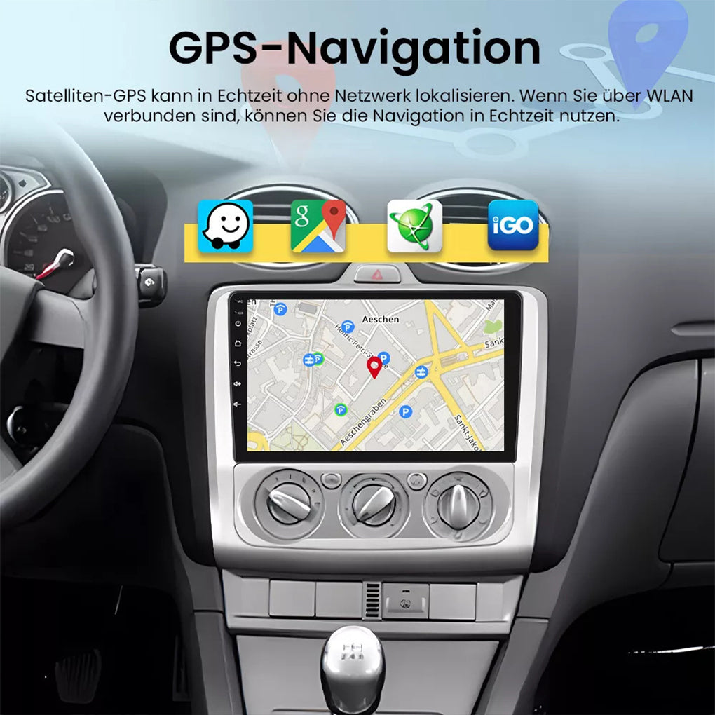 Android 14 Car Radio For Ford Focus MK2 MK II 2004-2011 GPS WIFI FM RDS BT