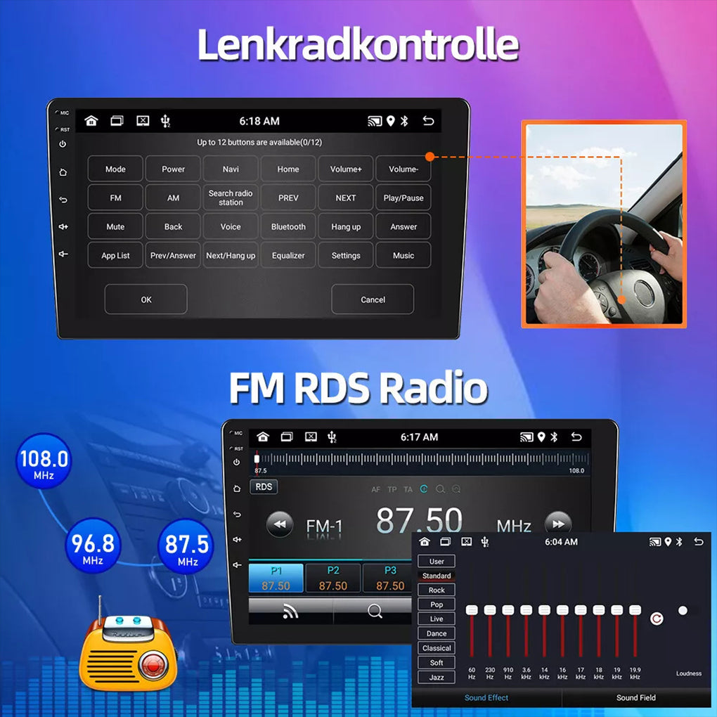 Android 14 Car Radio For Ford Focus MK2 MK II 2004-2011 GPS WIFI FM RDS BT