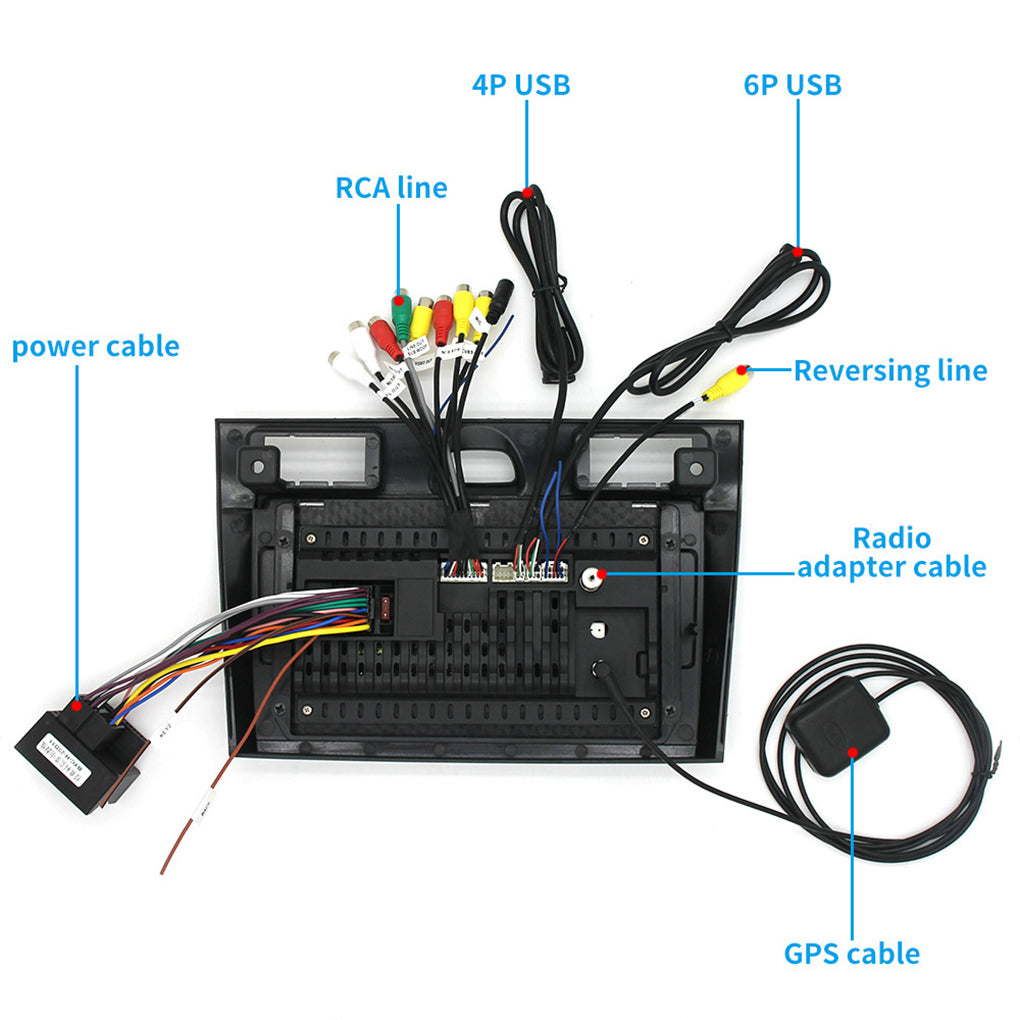 Android 14 Car Radio For Ford Fiesta MK5 VI 2002-2008 GPS Nav WIFI FM RDS