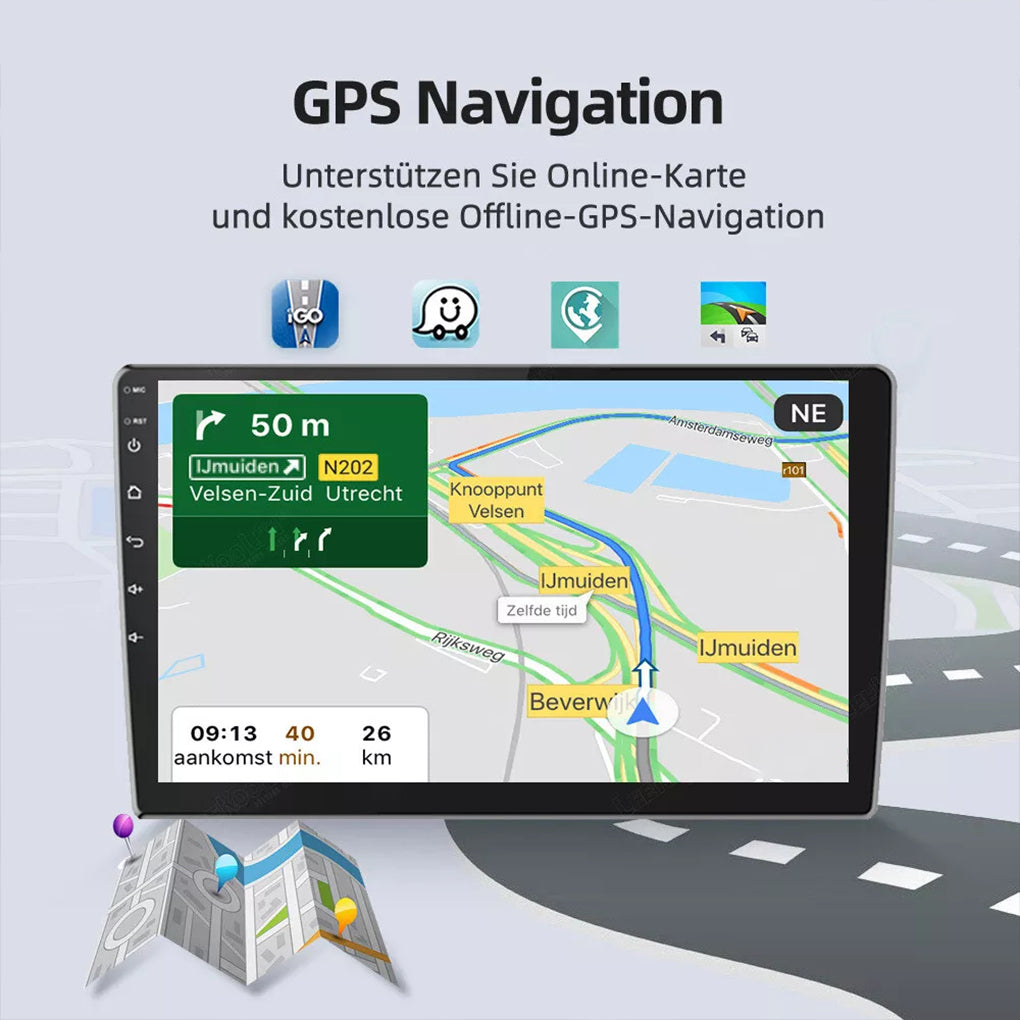 Android 14 Car Radio For Ford Fiesta MK5 VI 2002-2008 GPS Nav WIFI FM RDS