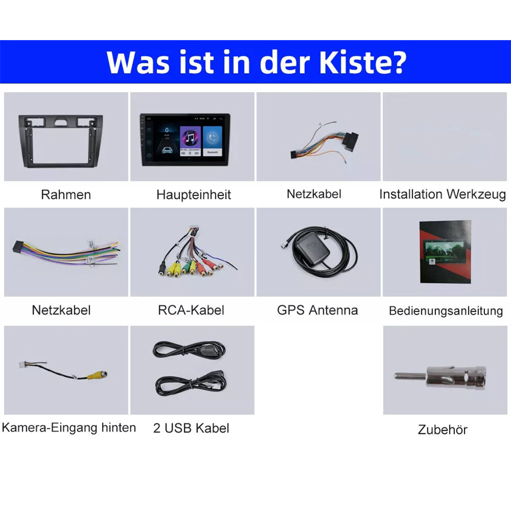 Android 14 Car Radio For Ford Fiesta MK5 VI 2002-2008 GPS Nav WIFI FM RDS