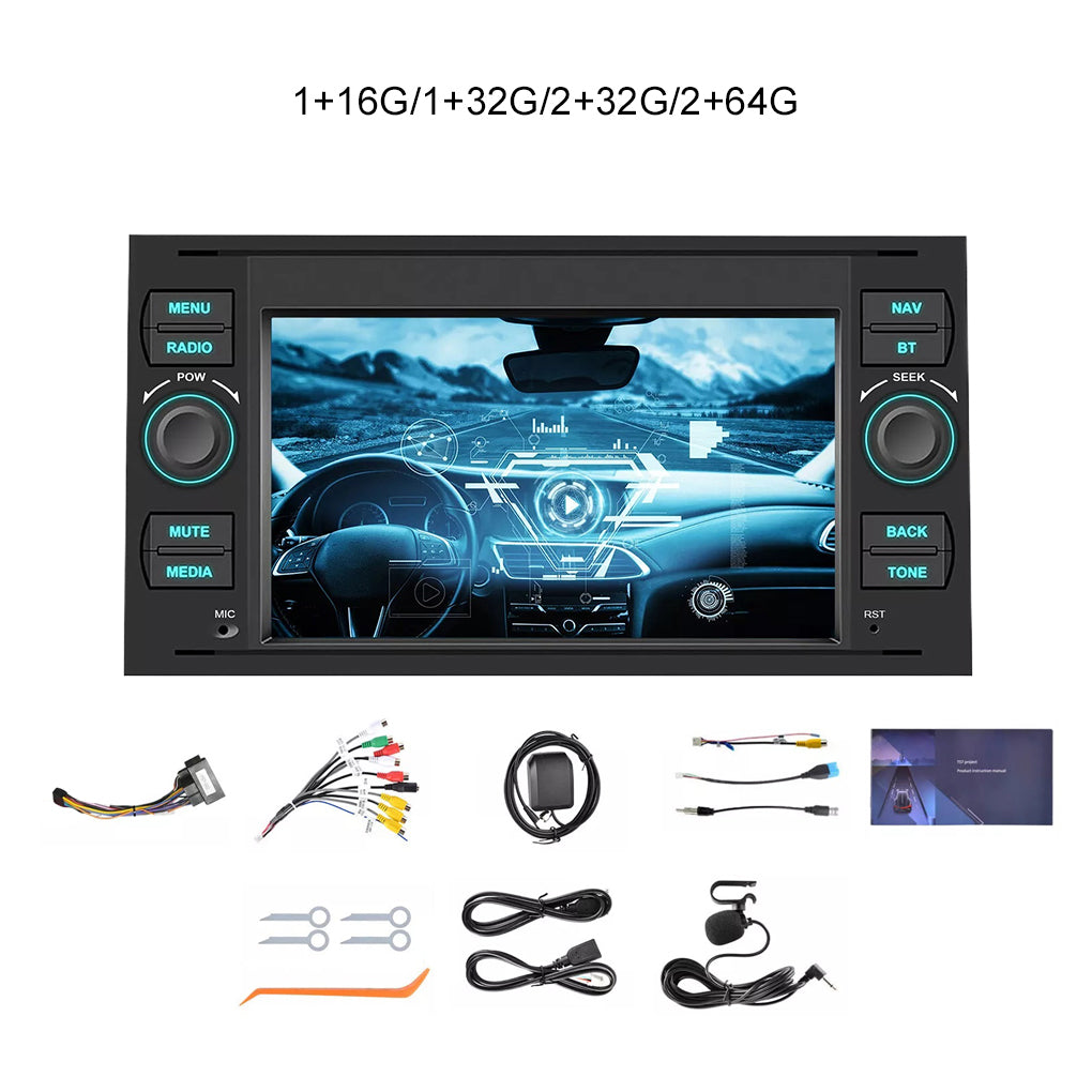 7 inch Ford Transit Android 14 large screen GPS RDS car navigation car central control all-in-one car radio