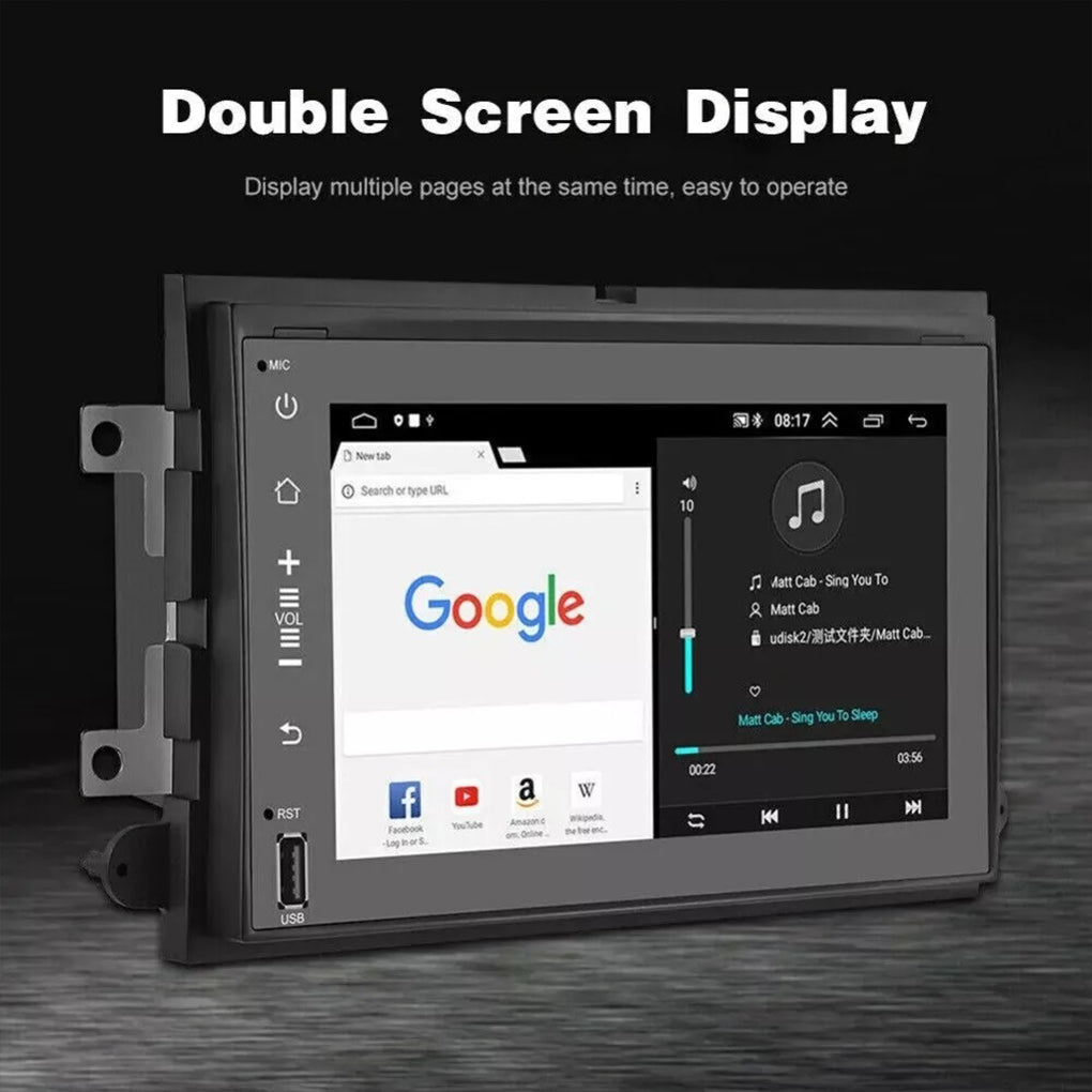 Car Stereo Radio for Ford F150 2004-2014 Carplay Android 13 WiFi GPS Navigation + Camera