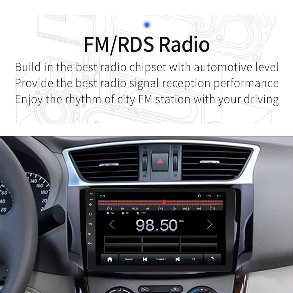 Applicable to Nissan Sentra Sylphy 2012-2018 Car Android 14 Navigation Wireless Carplay Large Screen 10.1 Inch Navigation Car Radio (2+32G)