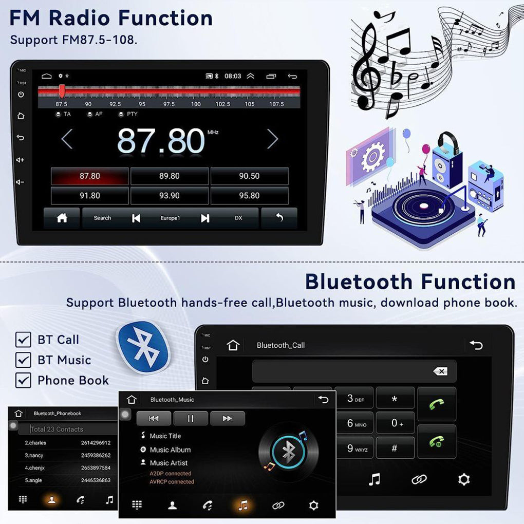Suitable for 9-inch Mercedes-Benz C-Class/CLK00-03 Android 14 large screen car Android 14 car radio