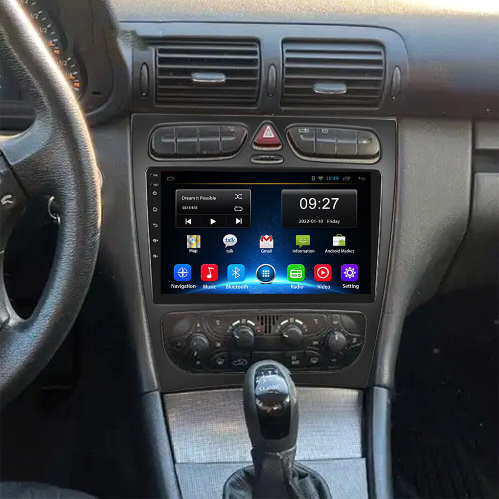 Suitable for 9-inch Mercedes-Benz C-Class/CLK00-03 Android 14 large screen car Android 14 car radio