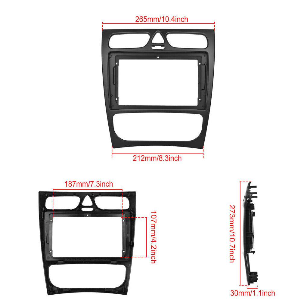 Suitable for 9-inch Mercedes-Benz C-Class/CLK00-03 Android 14 large screen car Android 14 car radio