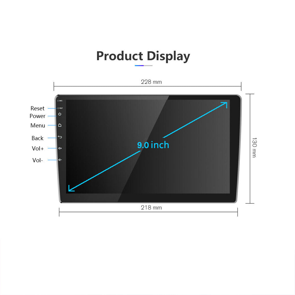 Suitable for Mercedes-Benz SMART ForTwo Cabrio/Coupe 451 large screen 9 inches 10-15 models Android 14 car radio with MIC