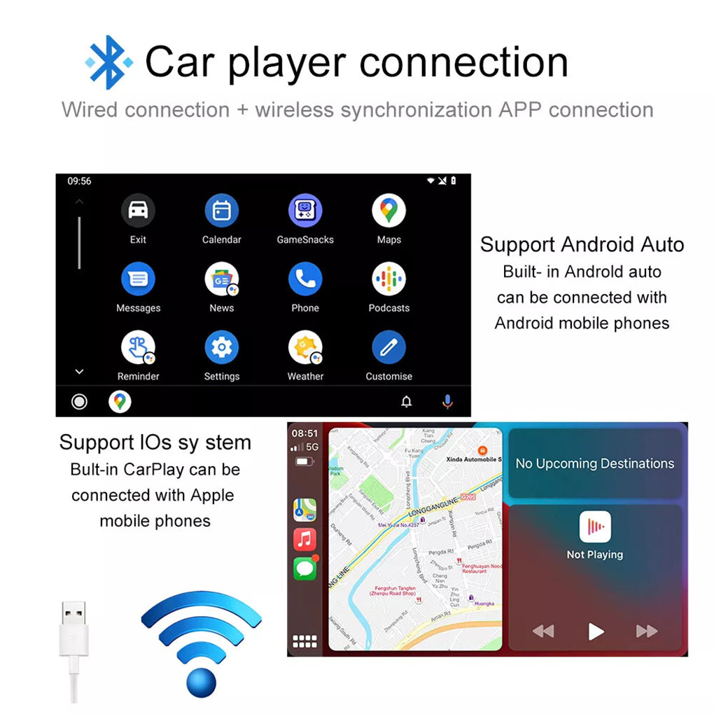 For Opel Astra H Vectra Corsa C D Android 14 Car Radio CarPlay GPS NAVI RDS HiFi