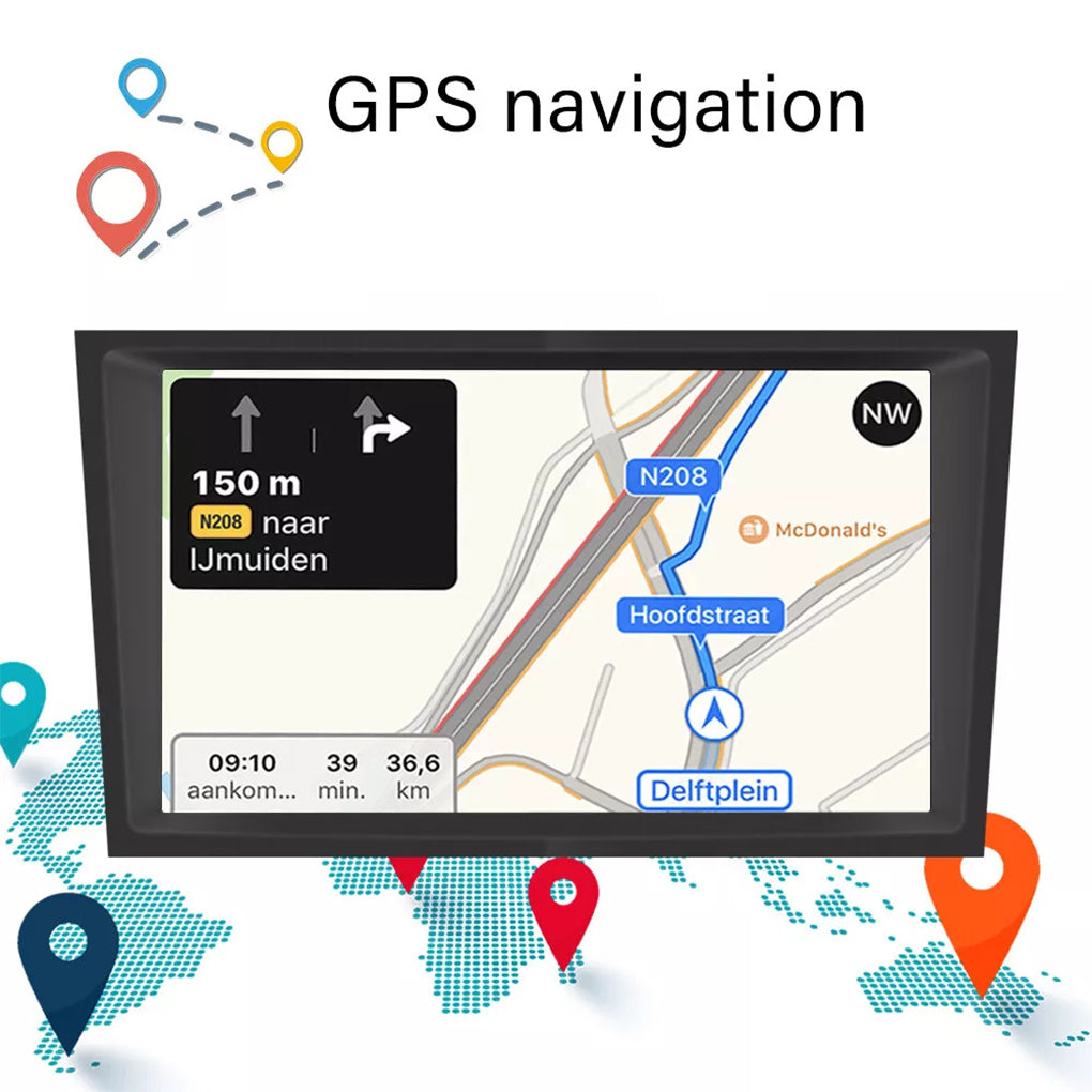 For Opel Astra H Vectra Corsa C D Android 14 Car Radio CarPlay GPS NAVI RDS HiFi