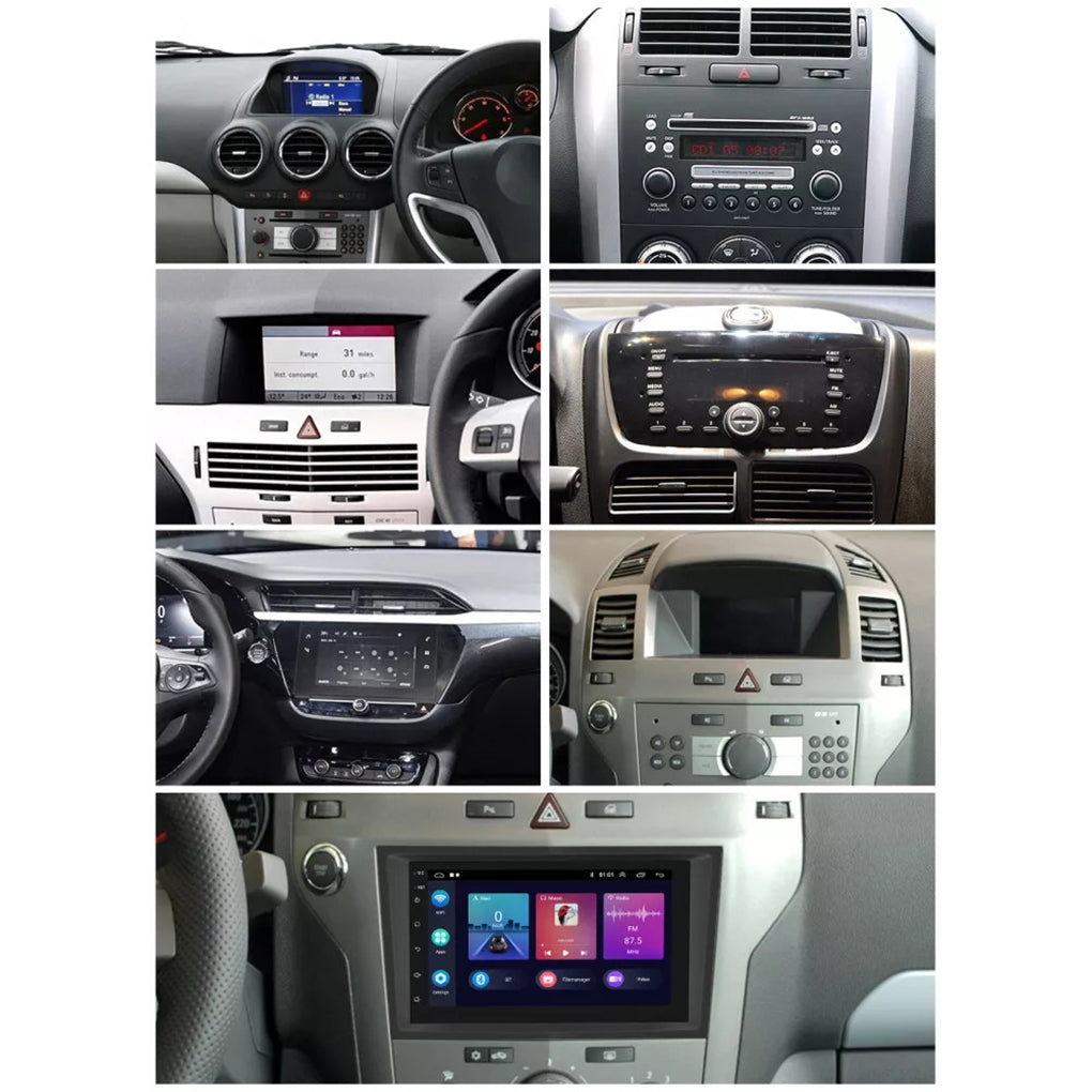 For Opel Astra H Vectra Corsa C D Android 14 Car Radio CarPlay GPS NAVI RDS HiFi