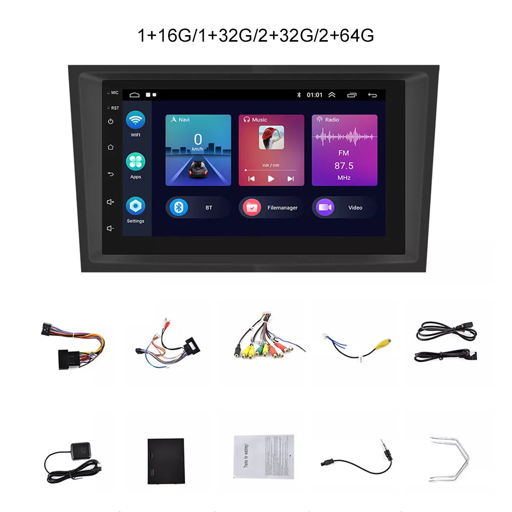 For Opel Astra H Vectra Corsa C D Android 14 Car Radio CarPlay GPS NAVI RDS HiFi