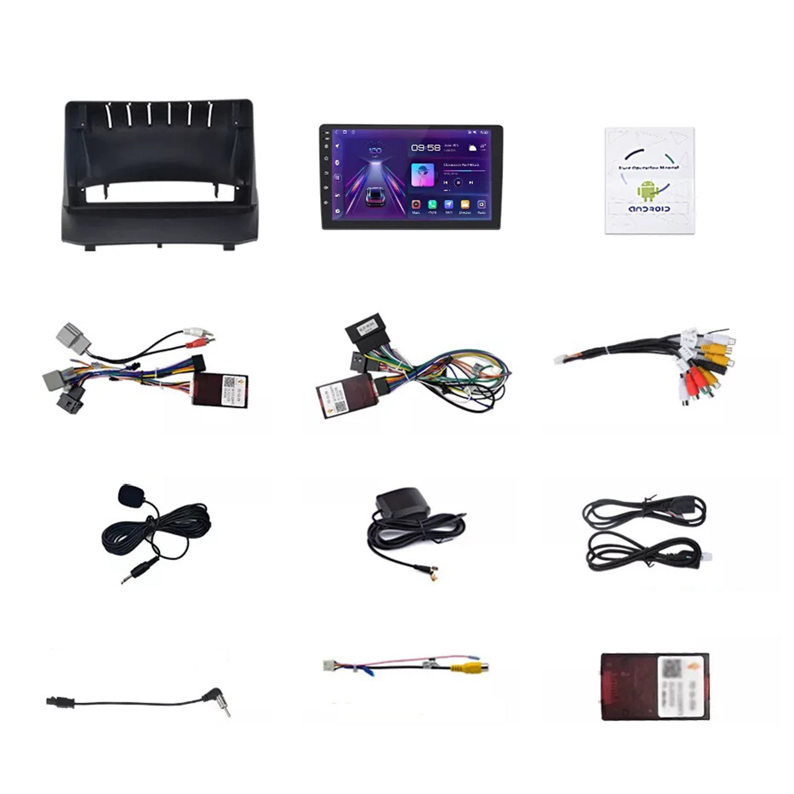 For Ford Fiesta 2009-2011 9" Carplay Android 14 Car GPS Radio Stereo WIFI