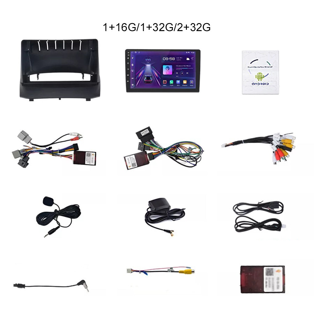 For Ford Fiesta 2009-2011 9" Carplay Android 14 Car GPS Radio Stereo WIFI