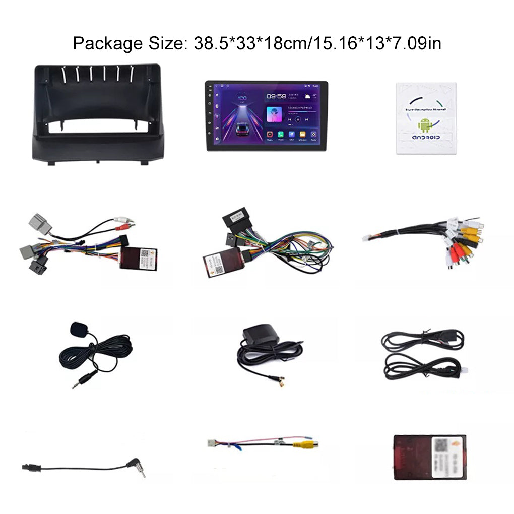 For Ford Fiesta 2009-2011 9" Carplay Android 14 Car GPS Radio Stereo WIFI