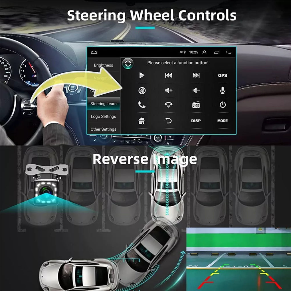 7"Android 14 BT SWC WIFI Radio For Ford Focus MK2 Stereo Black GPS Sat Nav