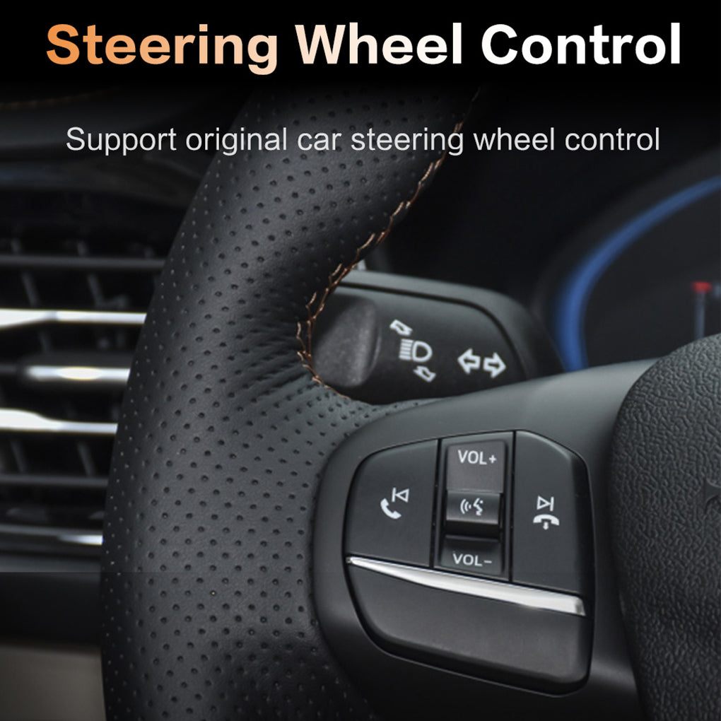 7"Android 14 BT SWC WIFI Radio For Ford Focus MK2 Stereo Black GPS Sat Nav