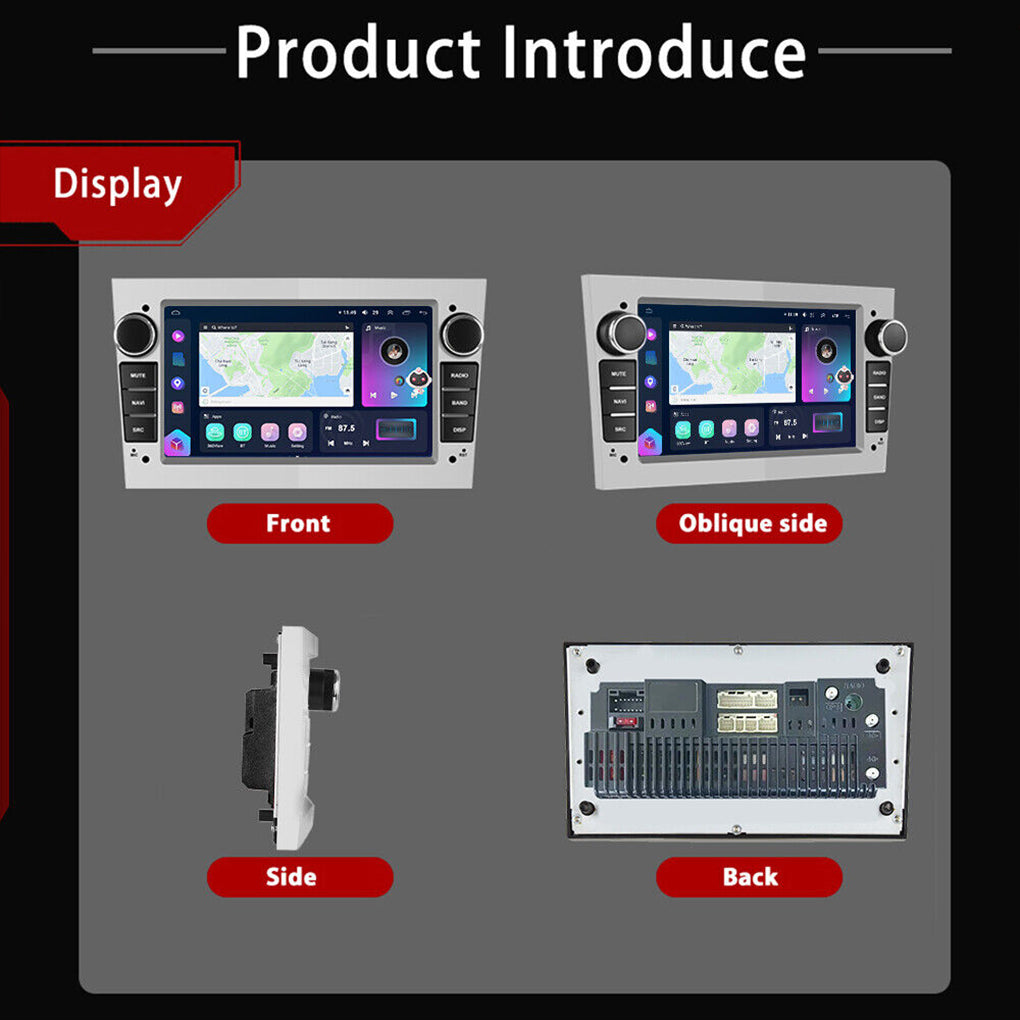 For Vauxhall/Opel Astra Corsa Apple Carplay Car Radio Stereo GPS NAVI Android 14