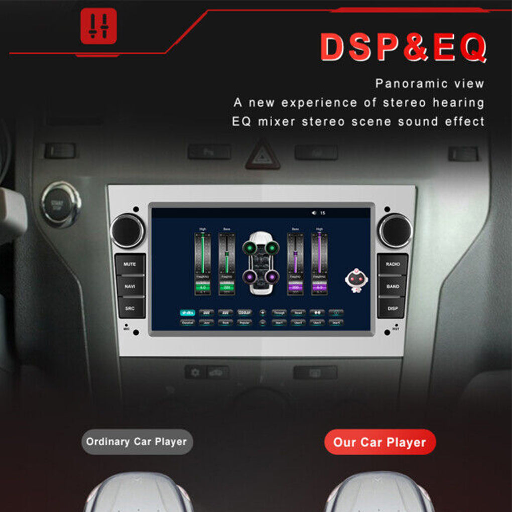 For Vauxhall/Opel Astra Corsa Apple Carplay Car Radio Stereo GPS NAVI Android 14