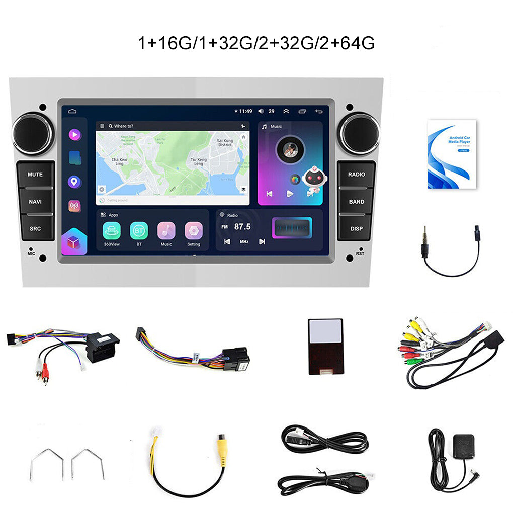 For Vauxhall/Opel Astra Corsa Apple Carplay Car Radio Stereo GPS NAVI Android 14