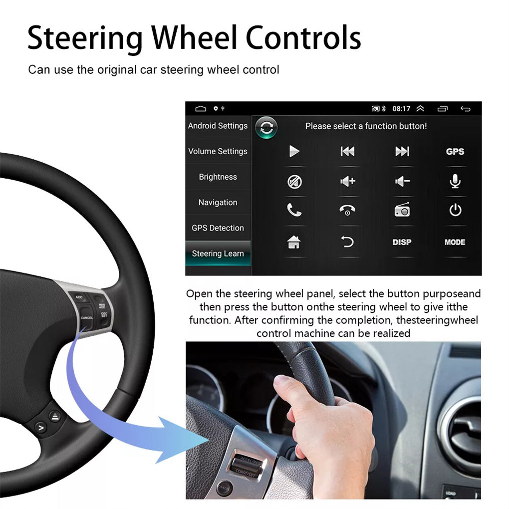 For Vauxhall Corsa C/D Zafira Astra H Car Stereo GPS Nav Android 14 CarPlay