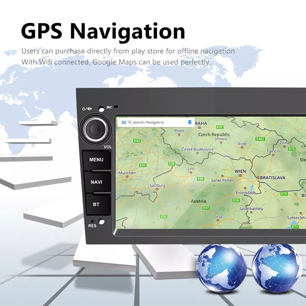 For Vauxhall Corsa C/D Zafira Astra H Car Stereo GPS Nav Android 14 CarPlay