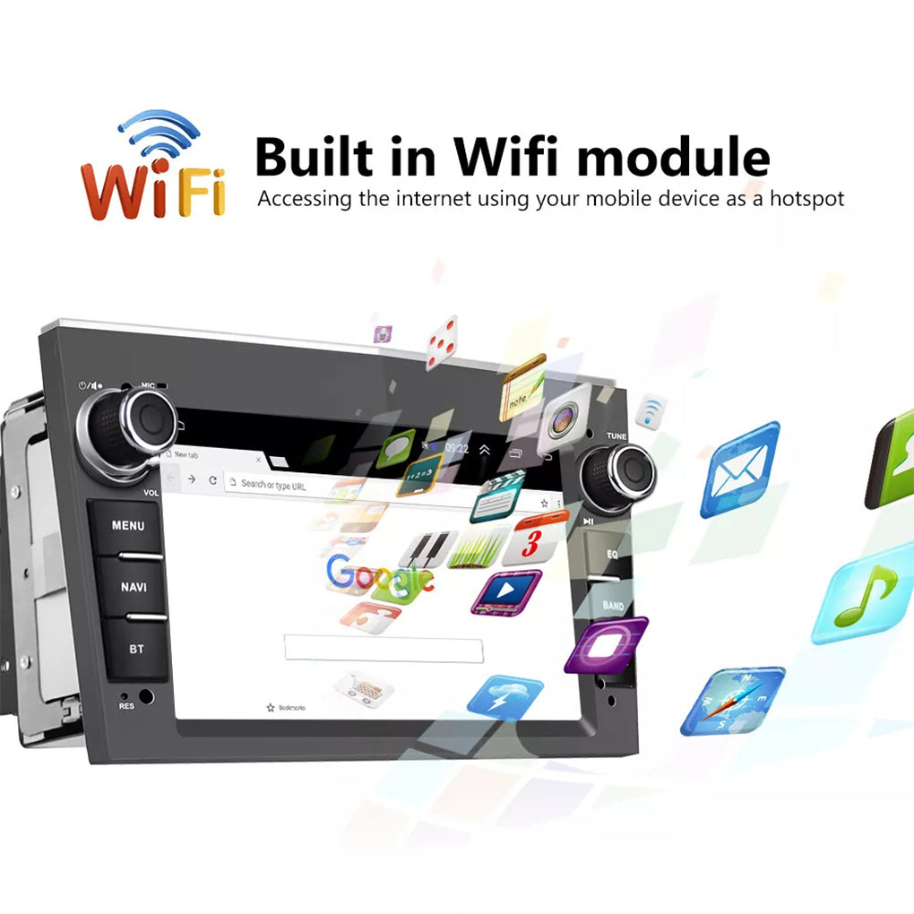 For Vauxhall Corsa C/D Zafira Astra H Car Stereo GPS Nav Android 14 CarPlay