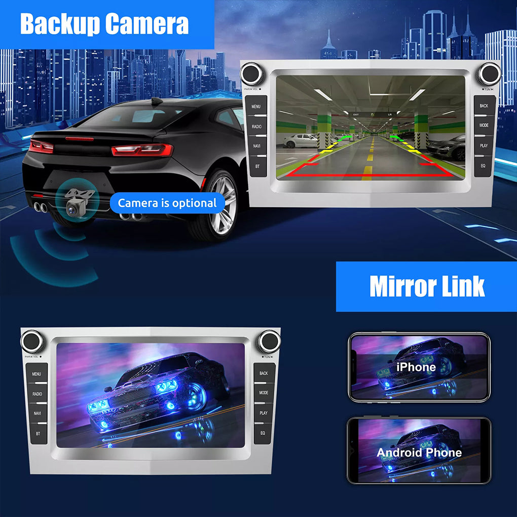 CarPlay Android 14 Car Stereo For Vauxhall Corsa D Astra H Zafira GPS Radio