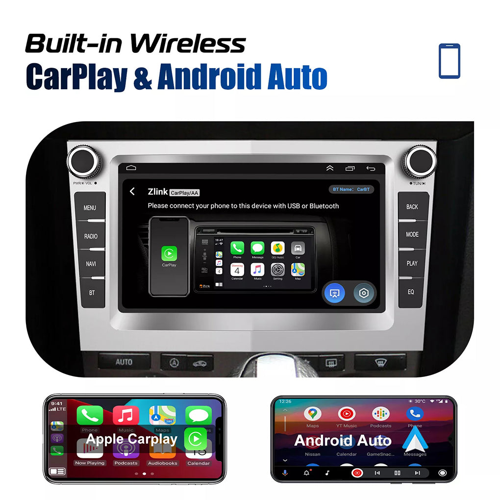 CarPlay Android 14 Car Stereo For Vauxhall Corsa D Astra H Zafira GPS Radio