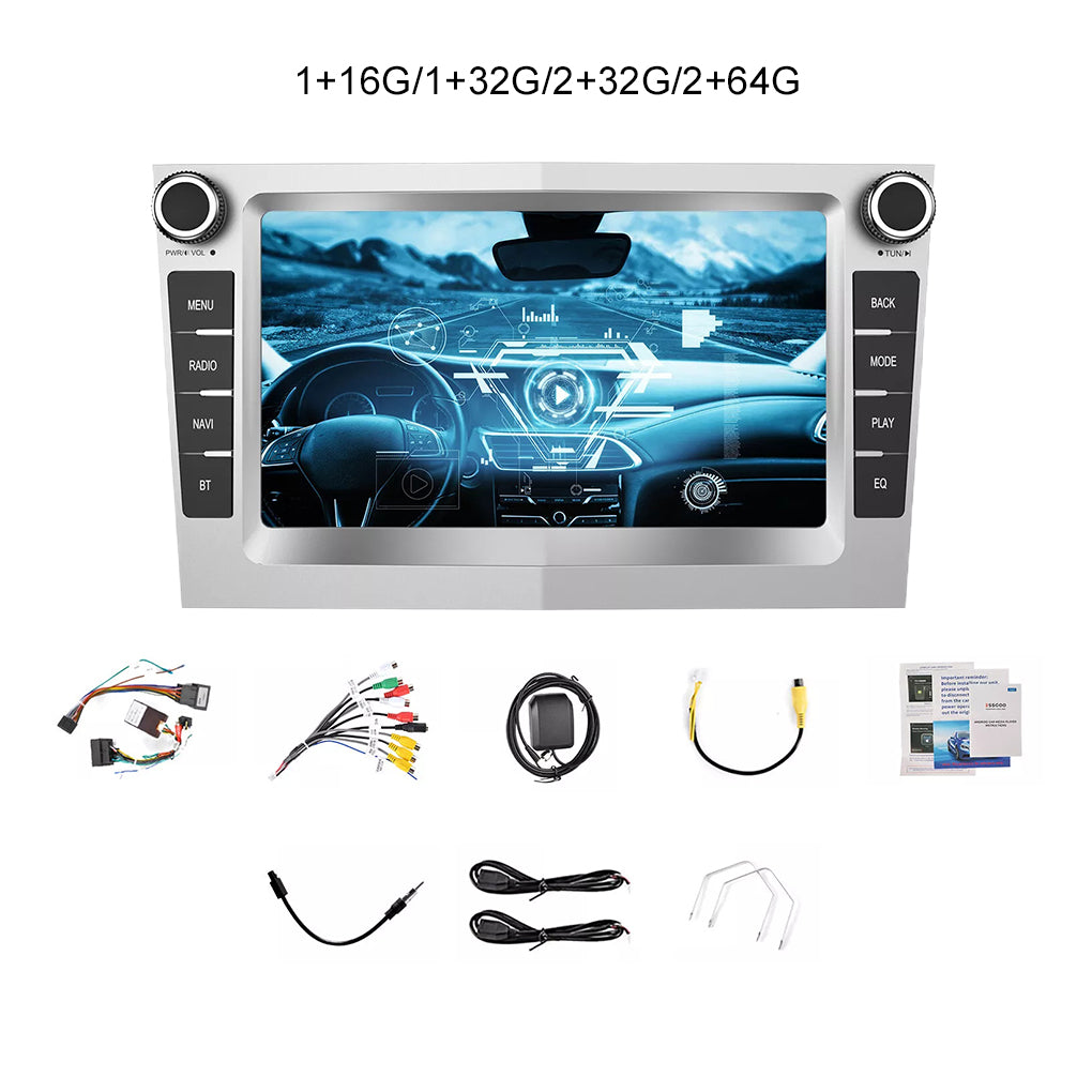 CarPlay Android 14 Car Stereo For Vauxhall Corsa D Astra H Zafira GPS Radio