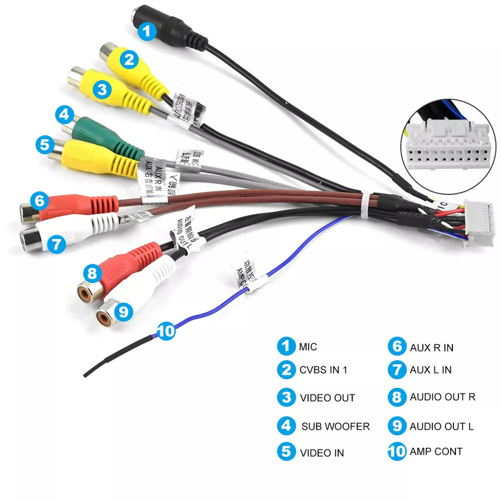 For Vauxhall Corsa C/D Zafira Astra H Car Stereo GPS Nav Android 14 CarPlay