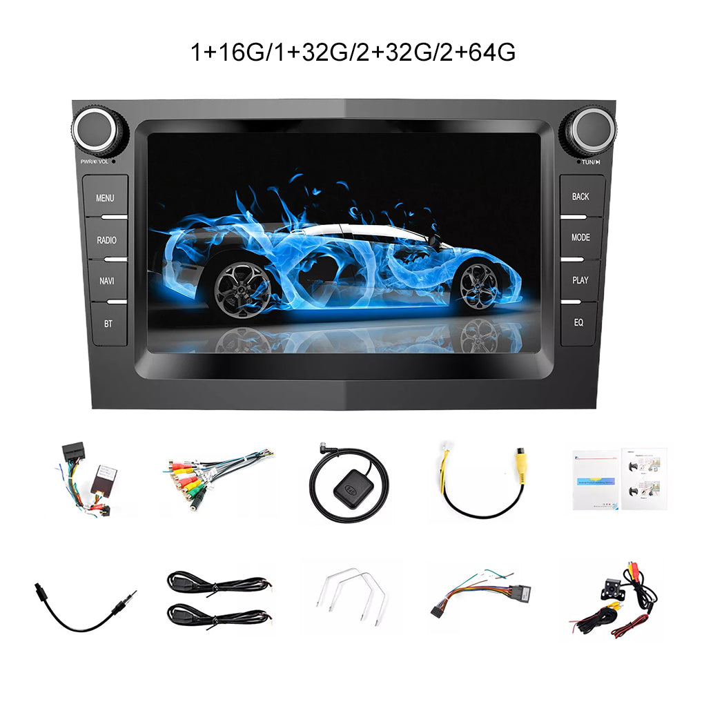 Android 14 Stereo For Vauxhall/Opel Corsa D Astra H Zafira GPS Sat Nav Car Radio