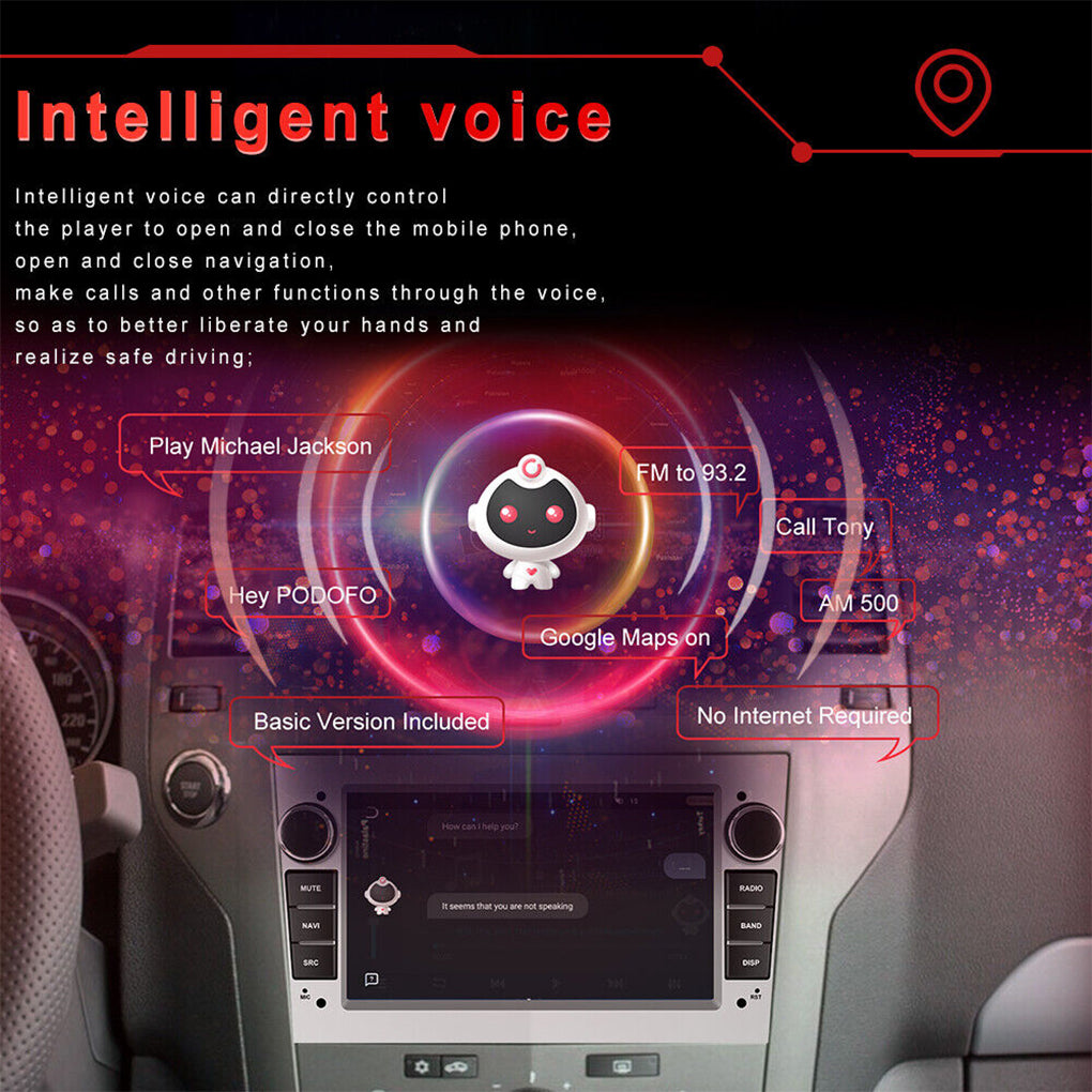 8 Core 4+64GB Android 13 Car Radio GPS 4G For Opel Corsa C D Astra H Zafira B DE