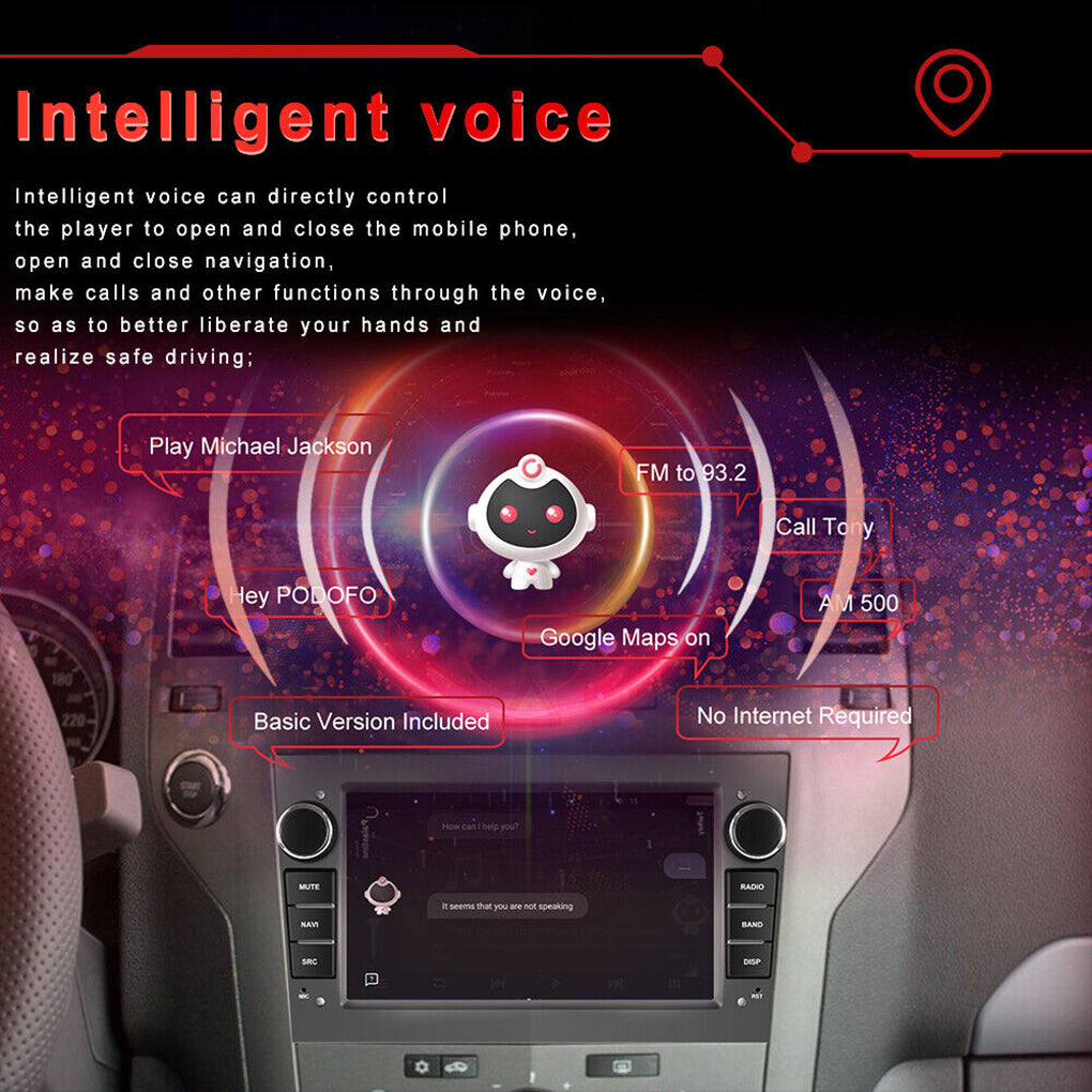 8-core 4+64GB Android 13 Car Radio GPS For Opel Astra Corsa Zafira Vectra Meriva