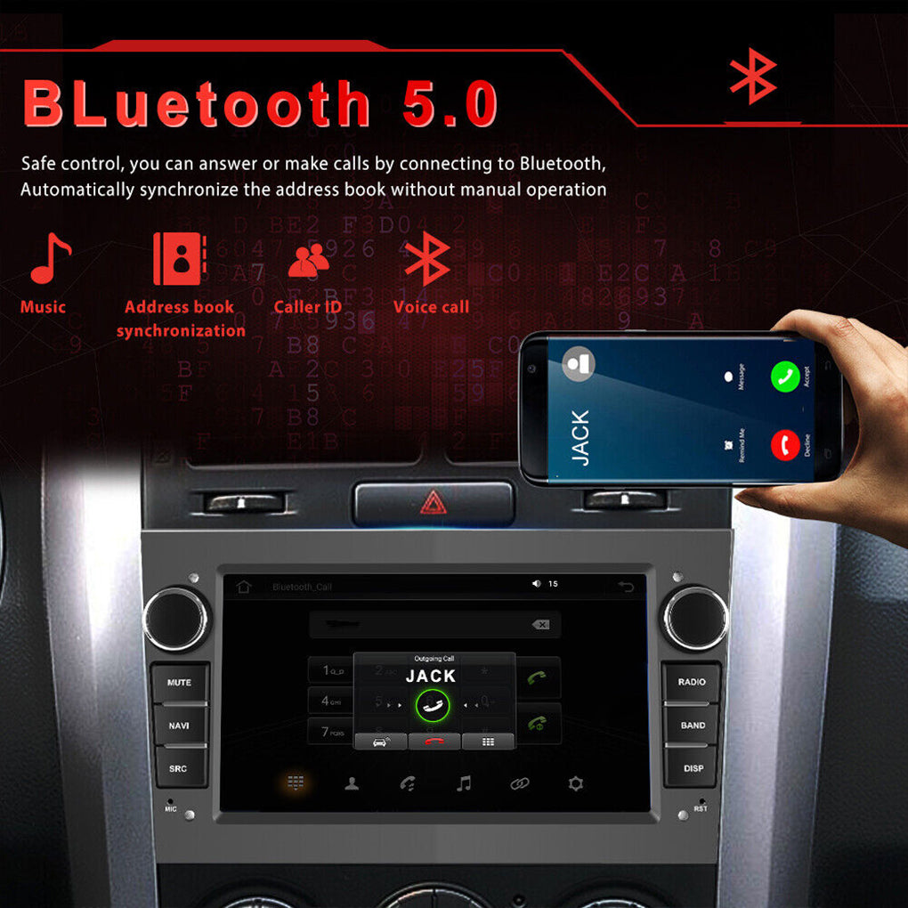 8-core 4+64GB Android 13 Car Radio GPS For Opel Astra Corsa Zafira Vectra Meriva