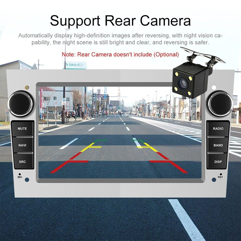 7" Android 14 Car Radio GPS Navi WIFI Camera For Opel Astra H Corsa C D Zafira B