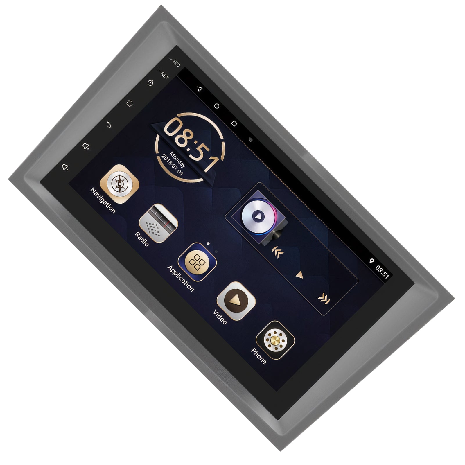 For Opel Zafira B Corsa C D Astra G H Vivaro Vectra C 7" Android 14 Car Radio - Gray (1+32G)