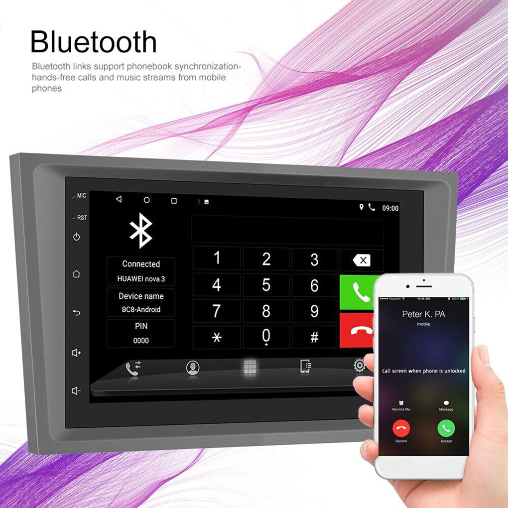 For Opel Zafira B Corsa C D Astra G H Vivaro Vectra C 7" Android 14 Car Radio - Gray (1+32G)