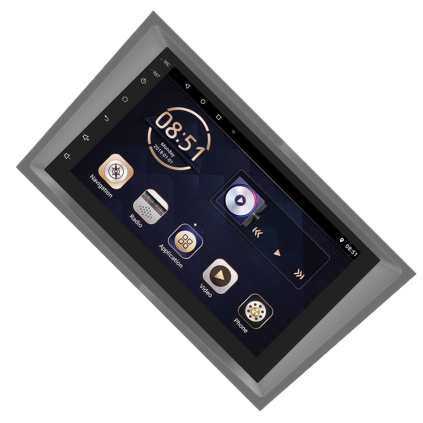 For Opel Zafira B Corsa C D Astra G H Vivaro Vectra C 7" Android 14 Car Radio - Gray (1+16G)