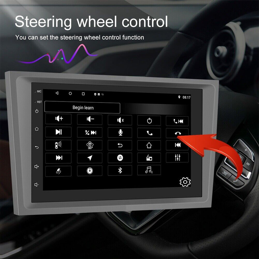 For Opel Zafira B Corsa C D Astra G H Vivaro Vectra C 7" Android 14 Car Radio - Gray (1+16G)