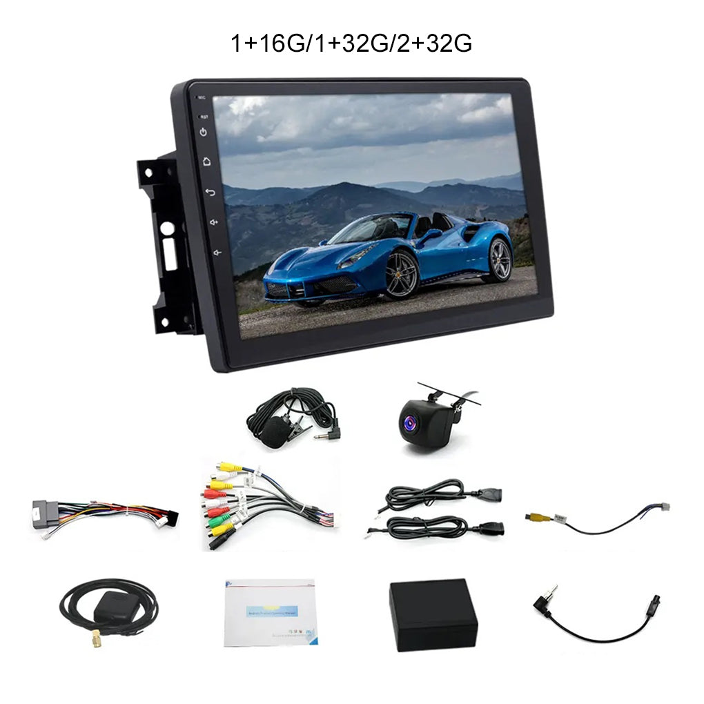 10.1" Apple Carplay Android 14 for Jeep Wrangler 2007-2017 JK Radio GPS Navigation FM