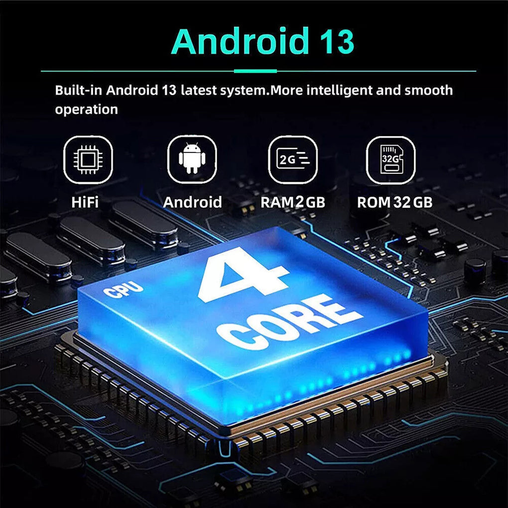 10.1" Apple Carplay Android 14 for Jeep Wrangler 2007-2017 JK Radio GPS Navigation FM