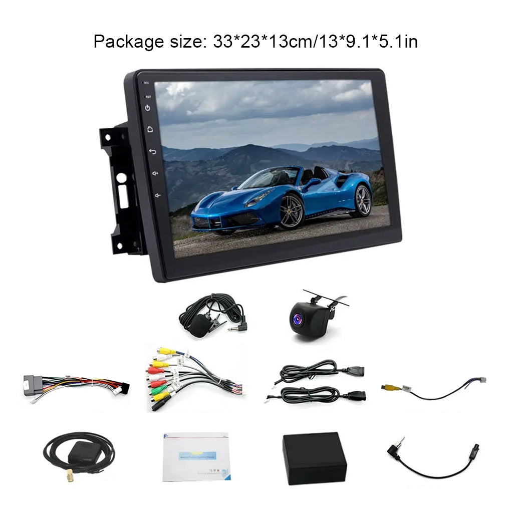 10.1" Apple Carplay Android 14 for Jeep Wrangler 2007-2017 JK Radio GPS Navigation FM