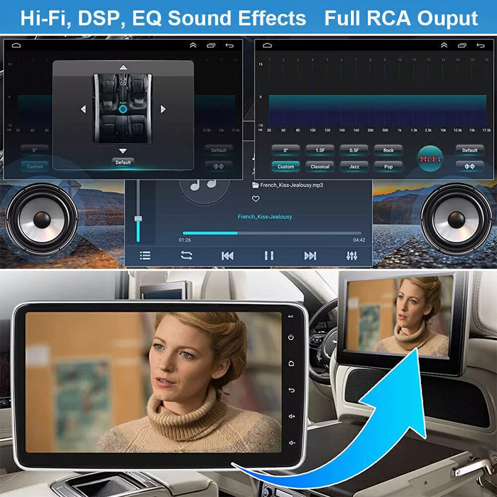 Android 14 Apple Carplay Car Stereo Radio GPS for Jeep Patriot Compass 2009-2016