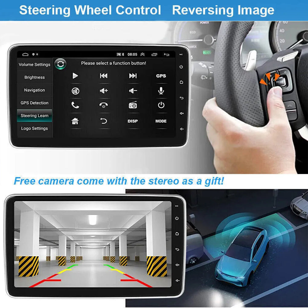 Android 14 Apple Carplay Car Stereo Radio GPS for Jeep Patriot Compass 2009-2016