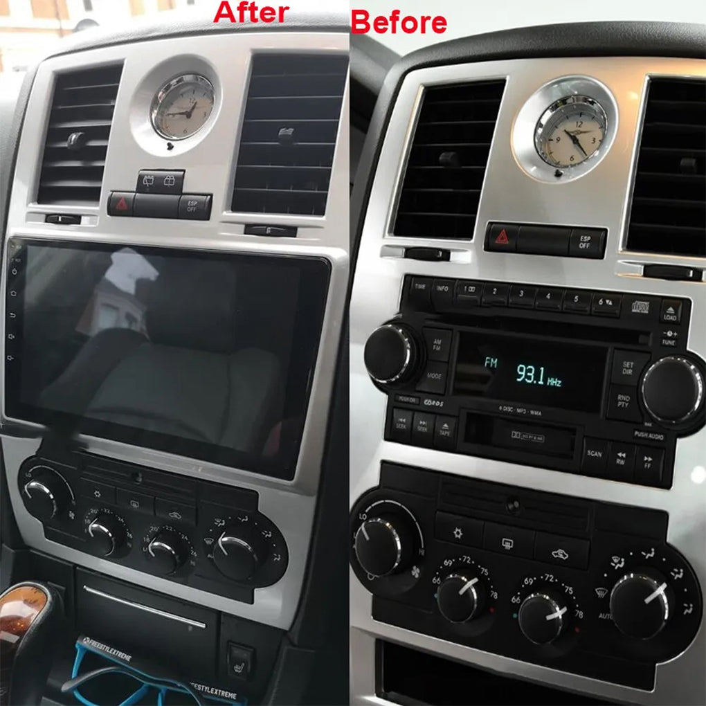 Applicable to Jeep Chrysler Chrysler 300C 04-11 Car Multimedia Carplay Android 14 Bluetooth Car Radio