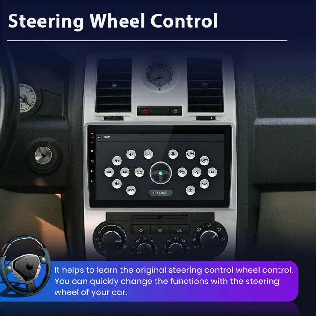 Applicable to Jeep Chrysler Chrysler 300C 04-11 Car Multimedia Carplay Android 14 Bluetooth Car Radio