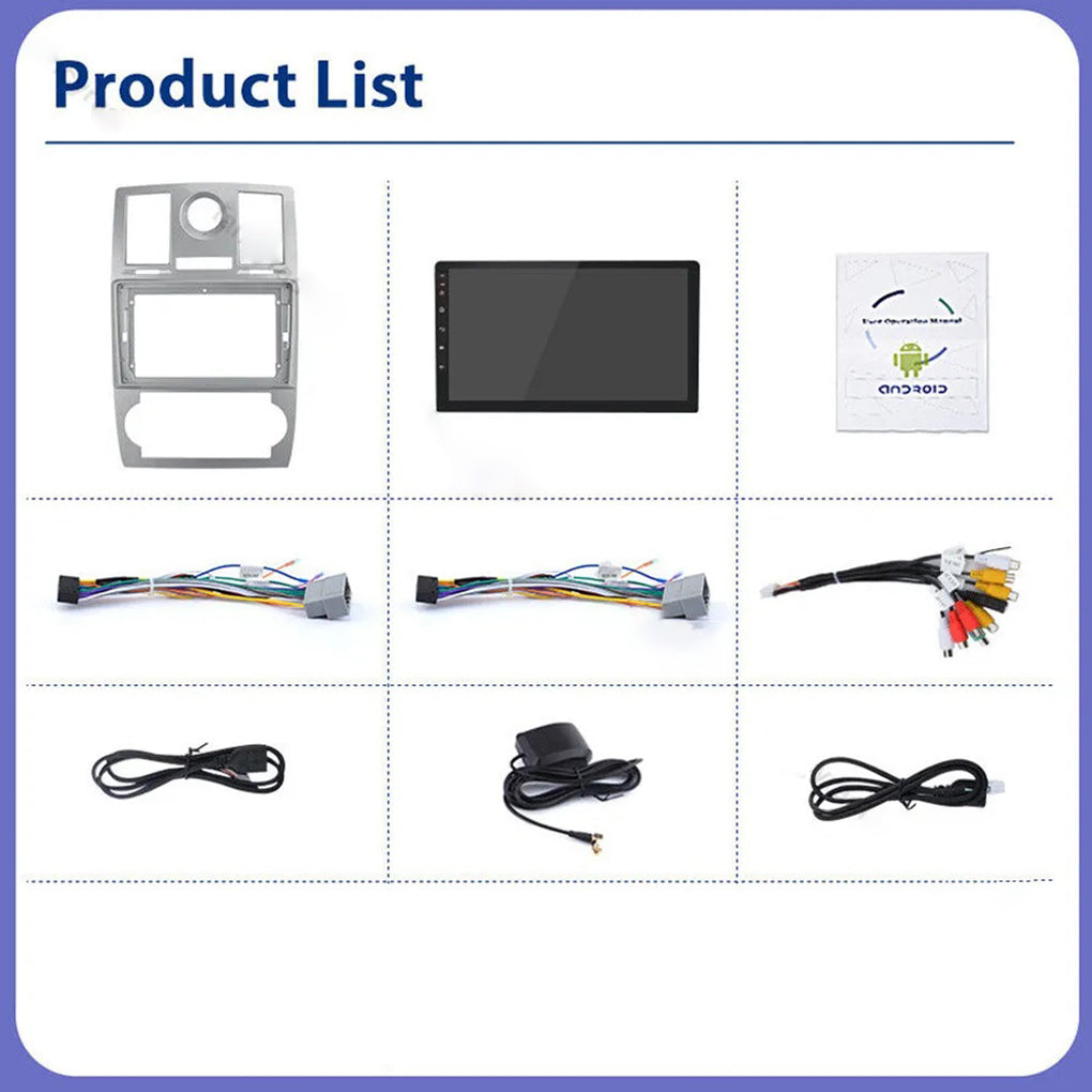 Applicable to Jeep Chrysler Chrysler 300C 04-11 Car Multimedia Carplay Android 14 Bluetooth Car Radio