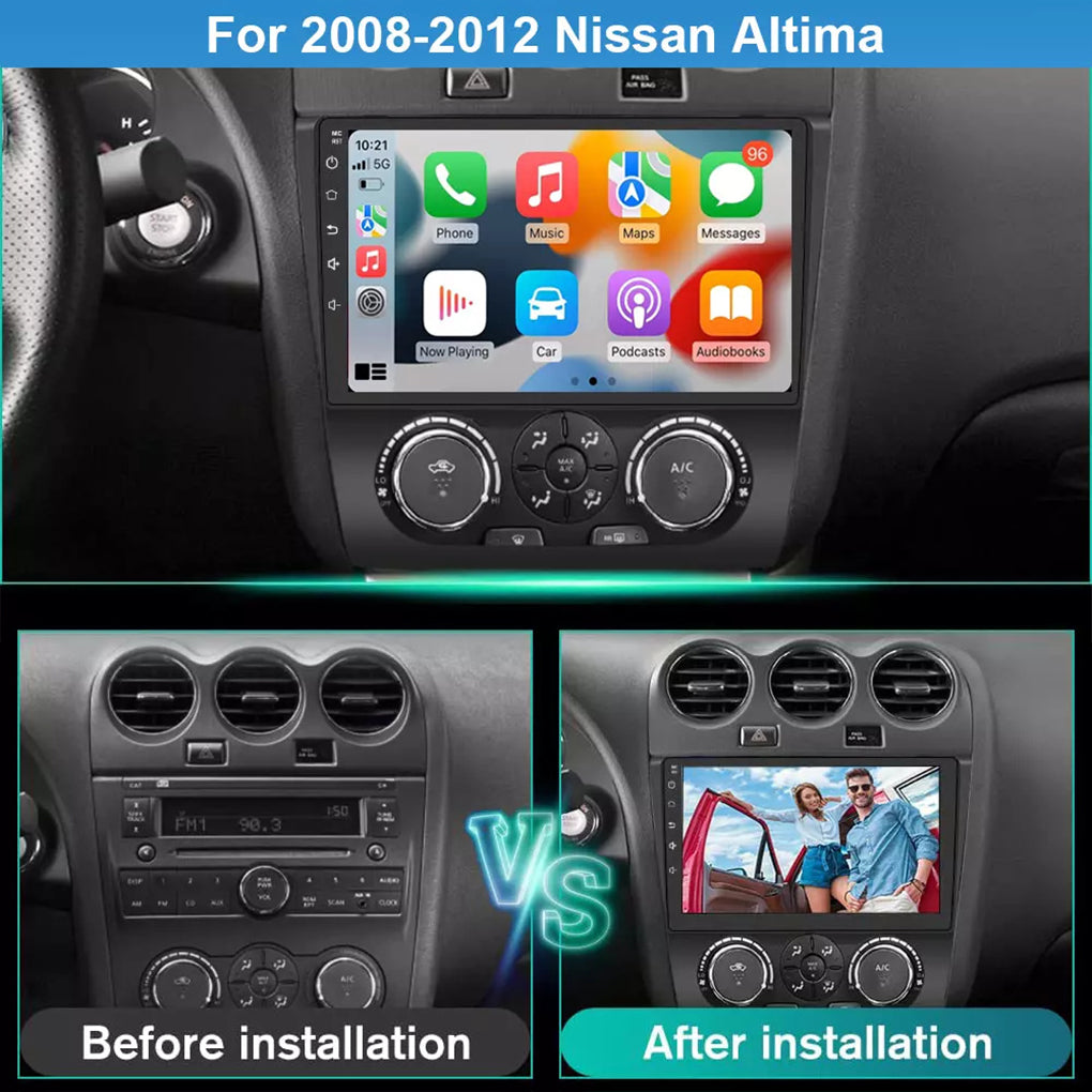 Car Stereo GPS Radio for Nissan Altima Teana 2008-2012 Apple Carplay Android 14